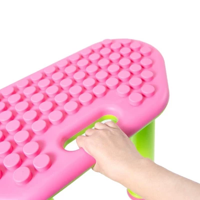 UNiPLAY Indoor/Outdoor Toddler Activity Table Set With 25 Piece Building Blocks 5 UNiPLAY Indoor/Outdoor Toddler Activity Table Set With 25 Piece Building Blocks - Image 3