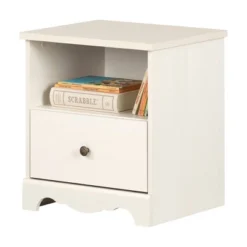 Lyara 1 Drawer Nightstand White Wash - South Shore 25 Lyara 1 Drawer Nightstand White Wash - South Shore -Kiddo Land Store GUEST d353886b 1538 46ad a659 f3c2f28bf261