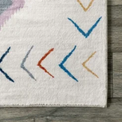 NuLOOM Marj Southwestern Kids Machine Washable Area Rug -Kiddo Land Store GUEST d3d28e05 90c9 406f bd0d a79a0ae9c4e6