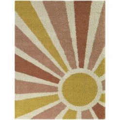 Helia Geometric Sun Shag Kids' Rug - Balta Rugs -Kiddo Land Store GUEST d5ce3def 664c 49e0 96f0 3278c1a02396