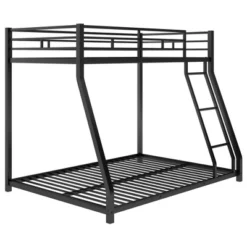Twin Over Full Metal Floor Bunk Bed With Ladder-ModernLuxe -Kiddo Land Store GUEST d82ed8e1 6491 4508 bec3 e198365b53e6