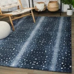 Polly Animal Print Kids' Rug Navy Blue - Balta Rugs -Kiddo Land Store GUEST d83697d5 ade4 4d5d b5d7 96dd75ea4f2d