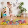 KC CUBS | DC Super Hero Girls Kids Hopscotch Number Counting Educational Learning & Game Play Nursery Bedroom Classroom Rug Carpet, 2' 7" X 6' 0" -Kiddo Land Store GUEST d90b3110 453a 4d65 8d01 c5a798a41631