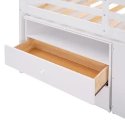 Twin Size Low Loft Bed With Storage Steps And Portable Desk-ModernLuxe -Kiddo Land Store GUEST dc938374 0be3 4da4 b9f4 0b7e6971f465