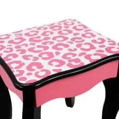 Fashion Leopard Prints Gisele Play Wooden Vanity Set Pink / Black - Teamson Kids 17 Fashion Leopard Prints Gisele Play Wooden Vanity Set Pink / Black - Teamson Kids -Kiddo Land Store GUEST dfa43ade 0f84 44ad bba6 3fabb6c32e9f