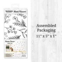 Black Flowers Wall Decor - Decalcomania -Kiddo Land Store GUEST e205af94 b34c 4d80 a40d b03af8898a61