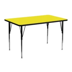 Flash Furniture 24''W X 48''L Rectangular HP Laminate Activity Table - Standard Height Adjustable Legs -Kiddo Land Store GUEST e32a4fd0 83ae 4d03 b8c2 82da6c9aca48