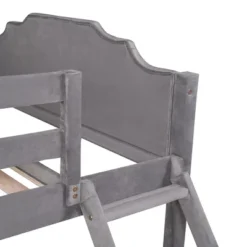 Full Over Twin & Twin Bunk Bed, Velvet Triple Bunk Bed With Drawers And Guardrails-ModernLuxe -Kiddo Land Store GUEST e480b40c 579d 4490 8aca d44abf21c0c0