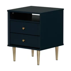 Dylane 2-Drawer Nightstand Navy - South Shore -Kiddo Land Store GUEST e5f7f51a 715f 44df b62e c240e99d2b1a