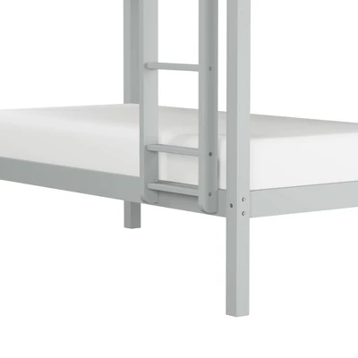 Kids' Twin Over Twin Caspian Bunk Bed With Hanging Nightstand Gray - Hillsdale Furniture 4 Kids' Twin Over Twin Caspian Bunk Bed With Hanging Nightstand Gray - Hillsdale Furniture - Image 2