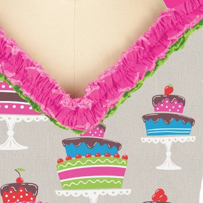 Cupcake Print Kids' Apron - MU Kitchen 4 Cupcake Print Kids' Apron - MU Kitchen - Image 2