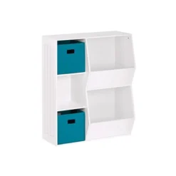 3pc Kids' Floor Cabinet With 2 Bins Set - RiverRidge Home -Kiddo Land Store GUEST eebb8edb 8c74 4a76 b2b3 69a0a4d47922
