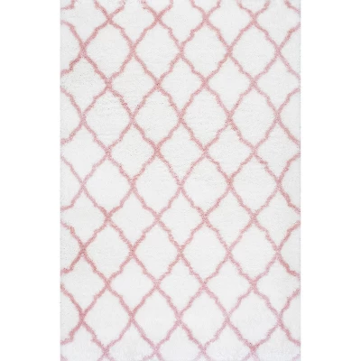 NuLOOM Nelda Trellis Kids Shag Area Rug 12 NuLOOM Nelda Trellis Kids Shag Area Rug - Image 10