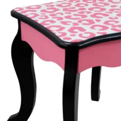 Fashion Leopard Prints Gisele Play Wooden Vanity Set Pink / Black - Teamson Kids 18 Fashion Leopard Prints Gisele Play Wooden Vanity Set Pink / Black - Teamson Kids -Kiddo Land Store GUEST f050d564 4cd2 4618 9bbe dede3daf9263