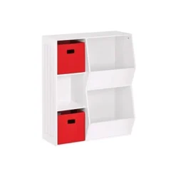 3pc Kids' Floor Cabinet With 2 Bins Set - RiverRidge Home -Kiddo Land Store GUEST f0831907 ba5e 463c a41e 55cbe12a14d2