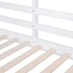 Twin Over Twin Bunk Bed With Roof, Window, Guardrails And Ladder - ModernLuxe 19 Twin Over Twin Bunk Bed With Roof, Window, Guardrails And Ladder - ModernLuxe -Kiddo Land Store GUEST f2972c93 e935 4fd6 b933 f3fb68adf3d4