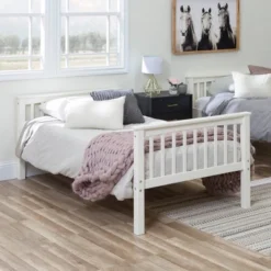 Twin Over Twin Solid Wood Mission Design Bunk Bed - Saracina Home -Kiddo Land Store GUEST f33cbfb3 b5f2 4699 89c8 4cf0360c3c06