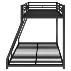 Twin Over Full Metal Floor Bunk Bed With Ladder-ModernLuxe -Kiddo Land Store GUEST f5a691b3 5f6c 458c 9ba0 866da33810c7