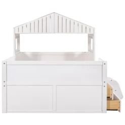 Full Size House Low Loft Bed With Four Drawers-ModernLuxe -Kiddo Land Store GUEST f649901c 0dcd 4f9e 9823 7a85bf60fed5