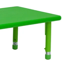 Emma And Oliver 24"W X 48"L Rectangular Plastic Height Adjustable Activity Table -Kiddo Land Store GUEST f6d78029 164e 4a5e 9889 3d548791c4bc