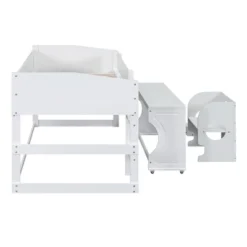 Low Study Loft Bed With Rolling Portable Desk And Chair - ModernLuxe -Kiddo Land Store GUEST f96ab629 3e37 47c7 b108 4c466b30b0c4