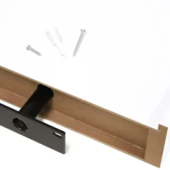 24" Floating Shelf With Lip For Kids' Room White - InPlace -Kiddo Land Store GUEST fd453bc6 1bc4 4294 b703 5d3fb710c5f6