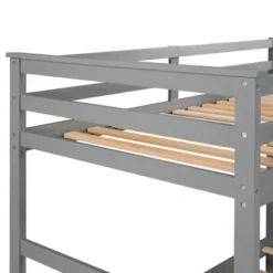 Twin Over Twin Wood Bunk Bed With 4 Drawers, Trundle And Staircase-ModernLuxe -Kiddo Land Store GUEST fe91ec5e 43f0 4ad2 9506 b62df0f56b06